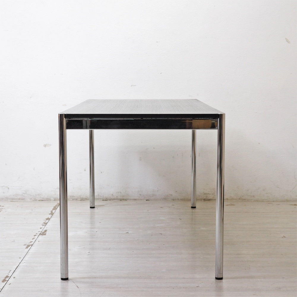 ユーエスエムハラー USMハラー USM Haller モジュラーファニチャー ハラーテーブル ワークデスク W175cm オーク材 ブラック スイス ●