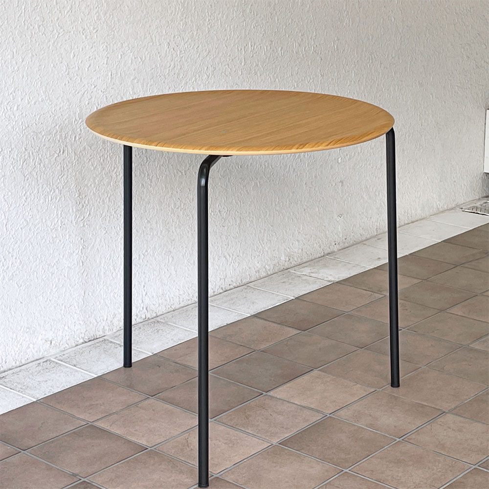エンゲルブレヒト Engelbrechts ケヴィ KEVI 2010 ダイニングテーブル オーク材 プライウッド カフェテーブル 70cm 3本脚 ヨルゲン・ラスムッセン デンマーク 未使用品 ◇