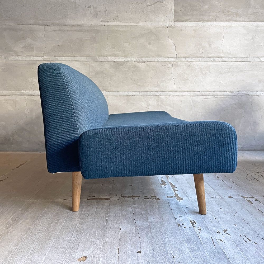イデー IDEE アーオ ソファ AO SOFA 2シーター 2Pソファ 2人掛け ネイビー 岡嶌要 モダンデザイン 定価￥89,900- 美品 ♪