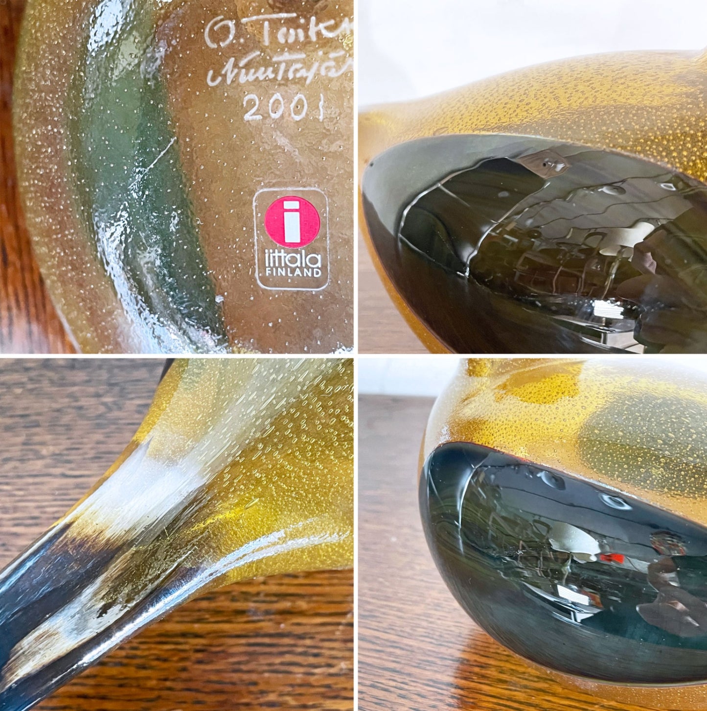 イッタラ iittala バーズバイトイッカ Birds by Oiva Toikka アニュアルバード Annual Bird golden dove 2001 オイバ・トイッカ Oiva Toikka イッタラバード ■