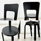 アルテック artek チェア 66 Chair 66 ダイニングチェア ブラックラッカー アルヴァ・アアルト 定価 ￥82,500- ●