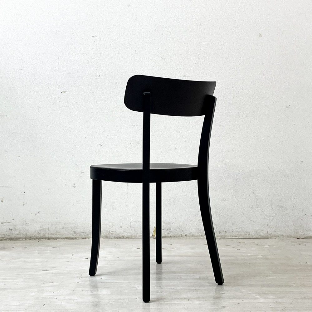 ヴィトラ vitra バーゼルチェア Basel ダイニングチェア ASAプラスチック ビーチ材 ダークブラウン × ブラック ジャスパー・モリソン ●