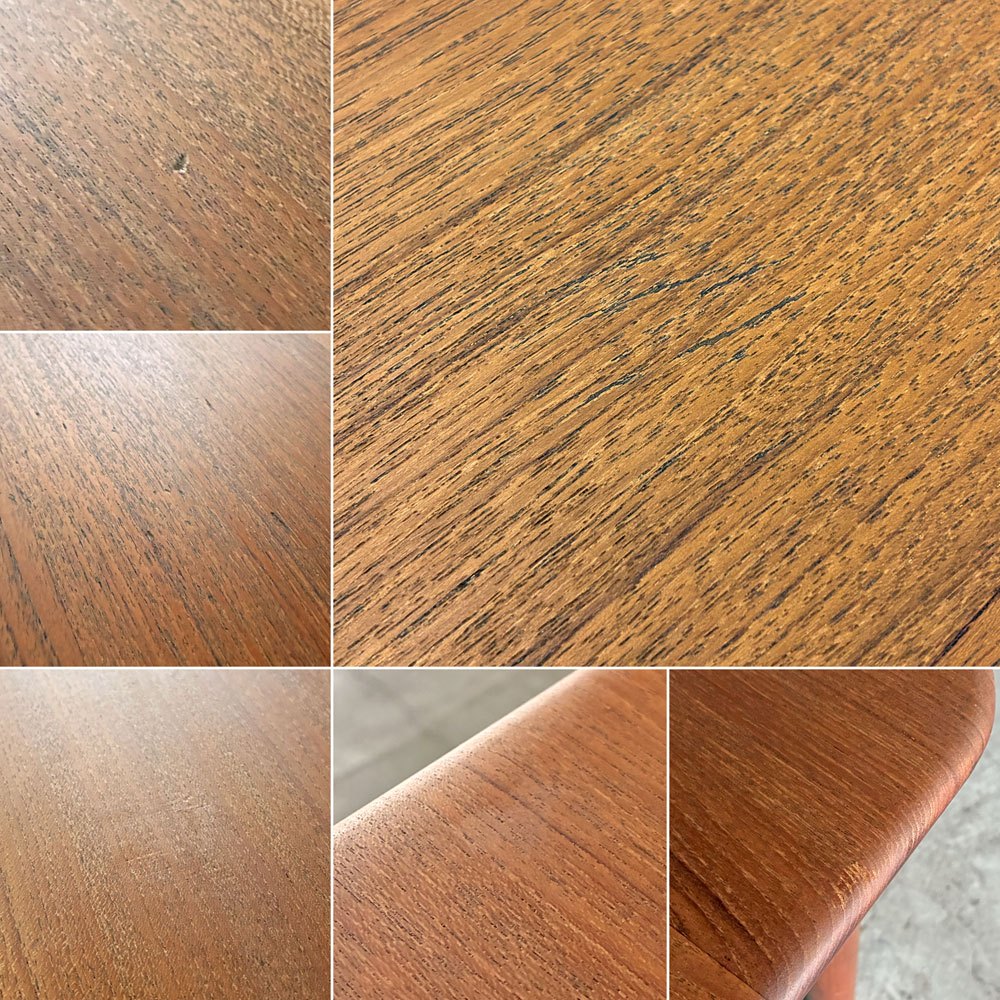 ジャパンビンテージ Japan Vintage チーク材 ダイニングテーブル スクエア W120cm ミッドセンチュリー 北欧スタイル 〓