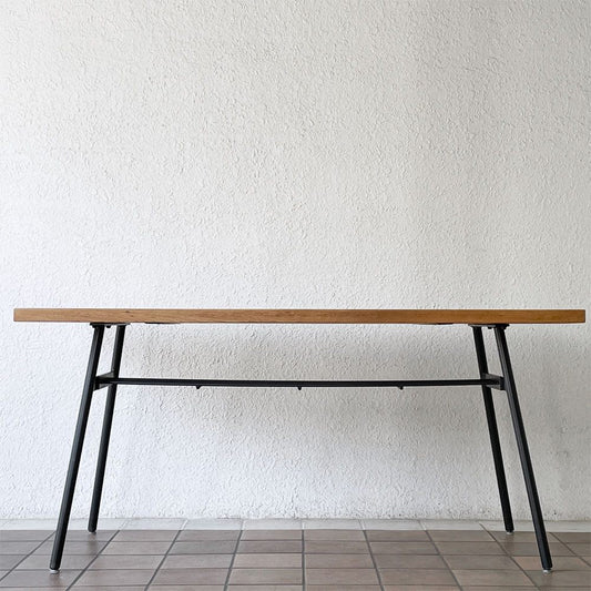 クラッシュゲート CRASH GATE ノットアンティークス Knot antiques クッパ２ KOOPA2 ダイニングテーブル オーク無垢材 W152cm インダストリアルデザイン ◇