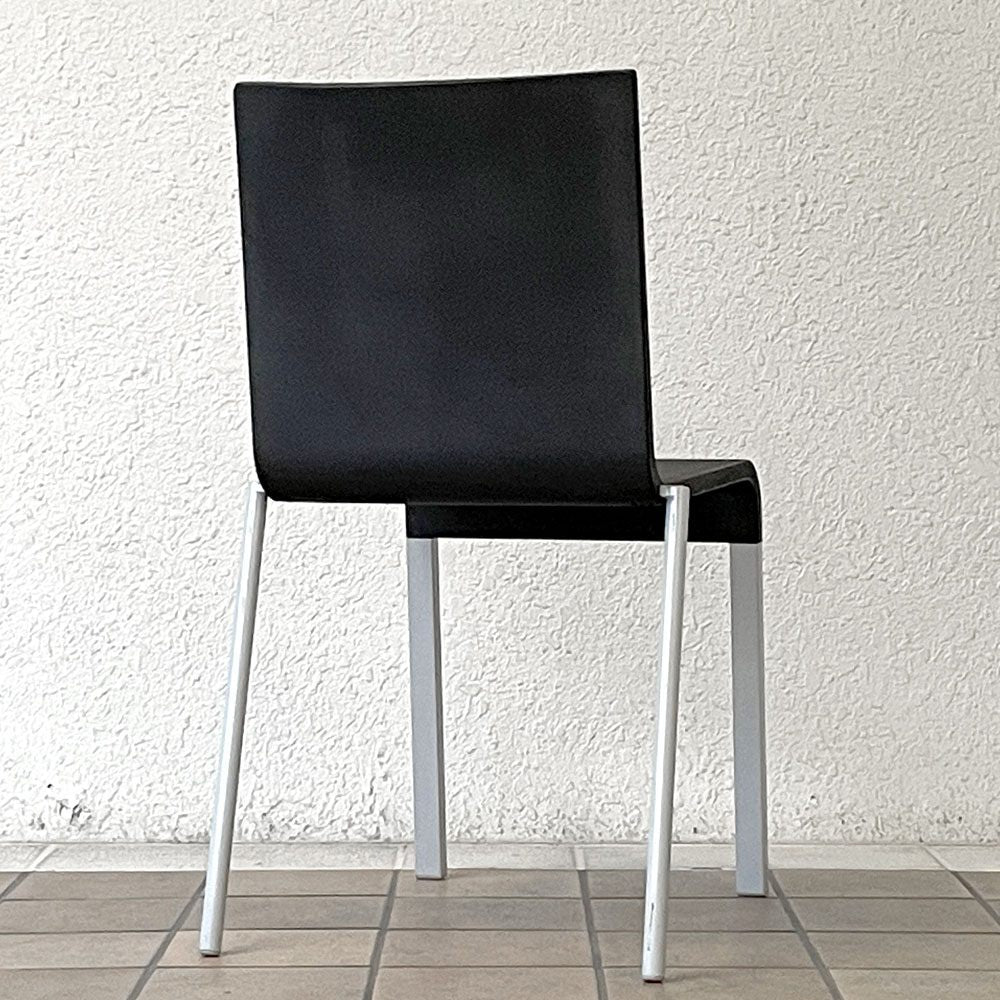 ヴィトラ vitra. ゼロスリー .03 ダイニングチェア ノンスタッキングチェア マールテン・ヴァン・セーヴェレン Maarten Van Severen ブラック B  ◇