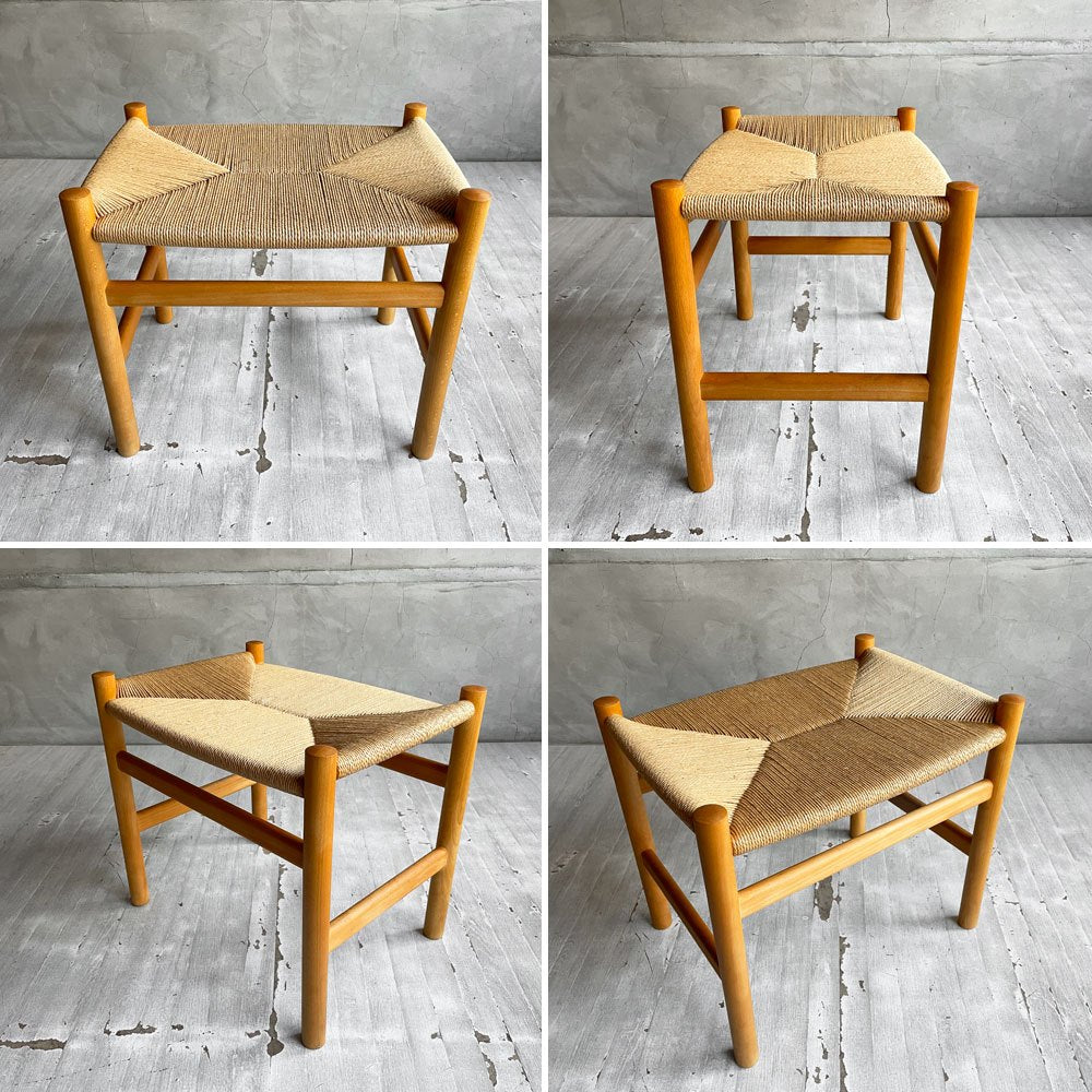 カールハンセン＆サン Carl Hansen & Son CH53 フットスツール オットマン ペーパーコード ビーチ材 オイル仕上げ ハンス・J・ウェグナー ♪