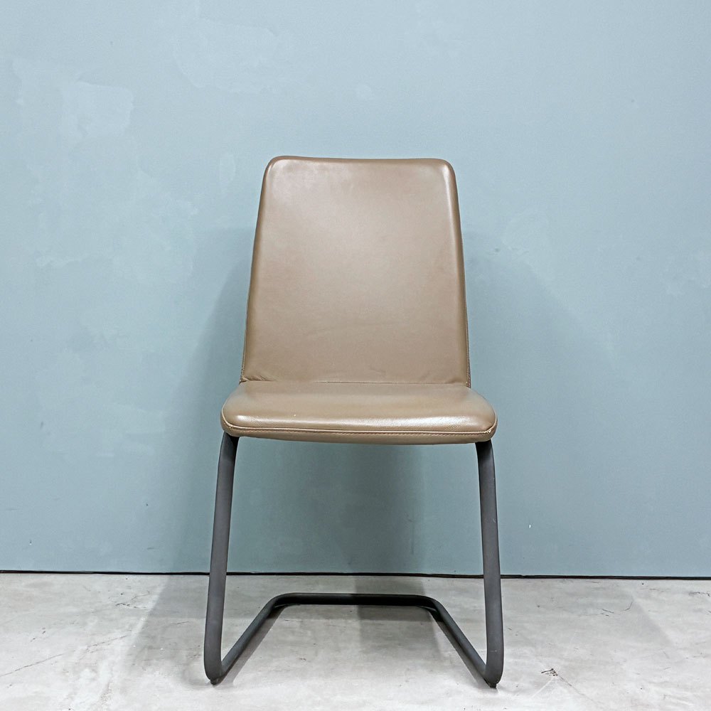 ボーコンセプト BoConcept ローザンヌ LAUSANNE ダイニングチェア カンチレバー PUレザー 北欧モダン ダークベージュ A ◎