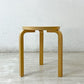 アルテック Artek スツール60 Stool60 バーチ材 ナチュラルラッカー 3本脚 アルヴァ・アアルト フィンランド ●
