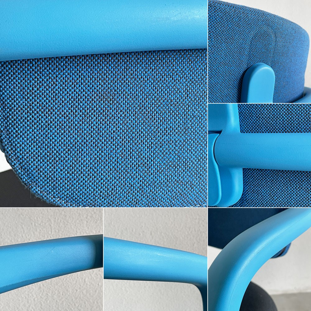 ヴィトラ Vitra オールスター Allstar オフィスチェア デスクチェア ブルー×ブラック コンスタンチン・グルチッチ 定価￥163,900- 〓