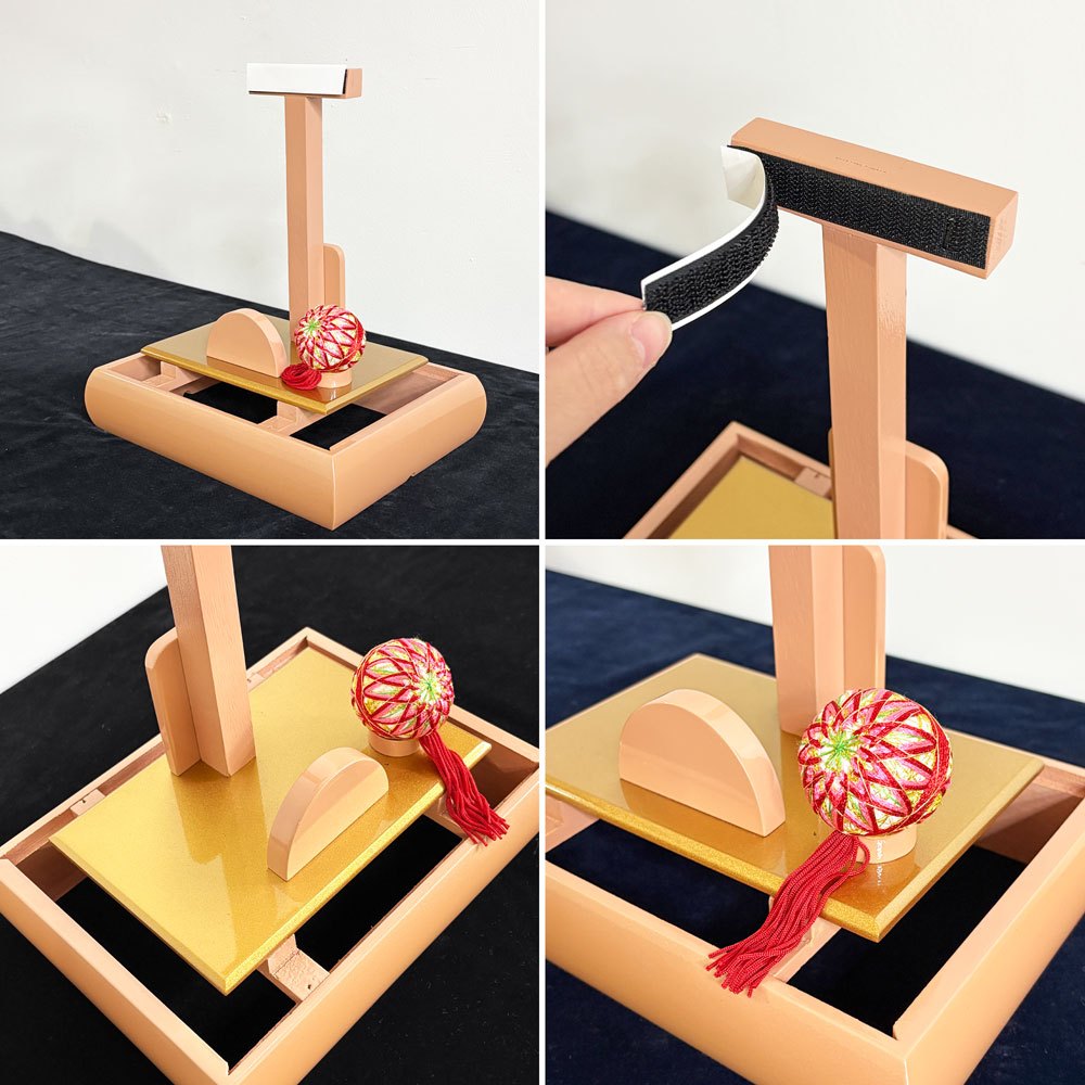 羽子板用ケース アクリルケース パールピンク 手鞠  お正月飾り 縁起物 ●