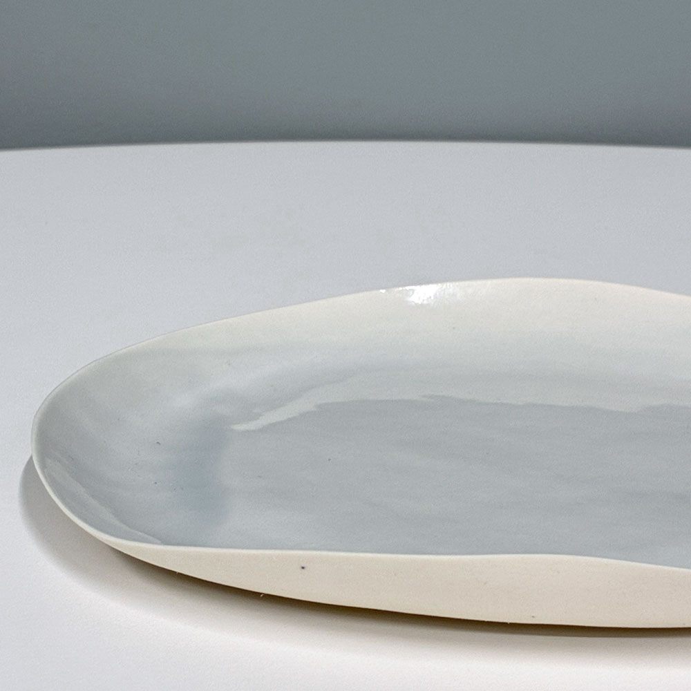 クリスチャンヌ・ペロション Christiane Perrochon プレート 21.5cm ストーンウェア イタリア 陶器 ハンドメイド 現代作家 ◎
