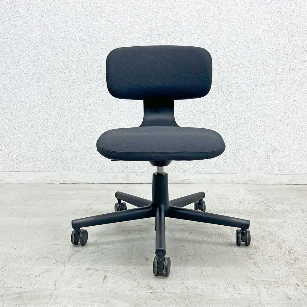 ヴィトラ vitra ルーキー Rookie デスクチェア キャスターチェア コンスタンチン・グルチッチ ブラック系ファブリック 定価￥66,000 〓