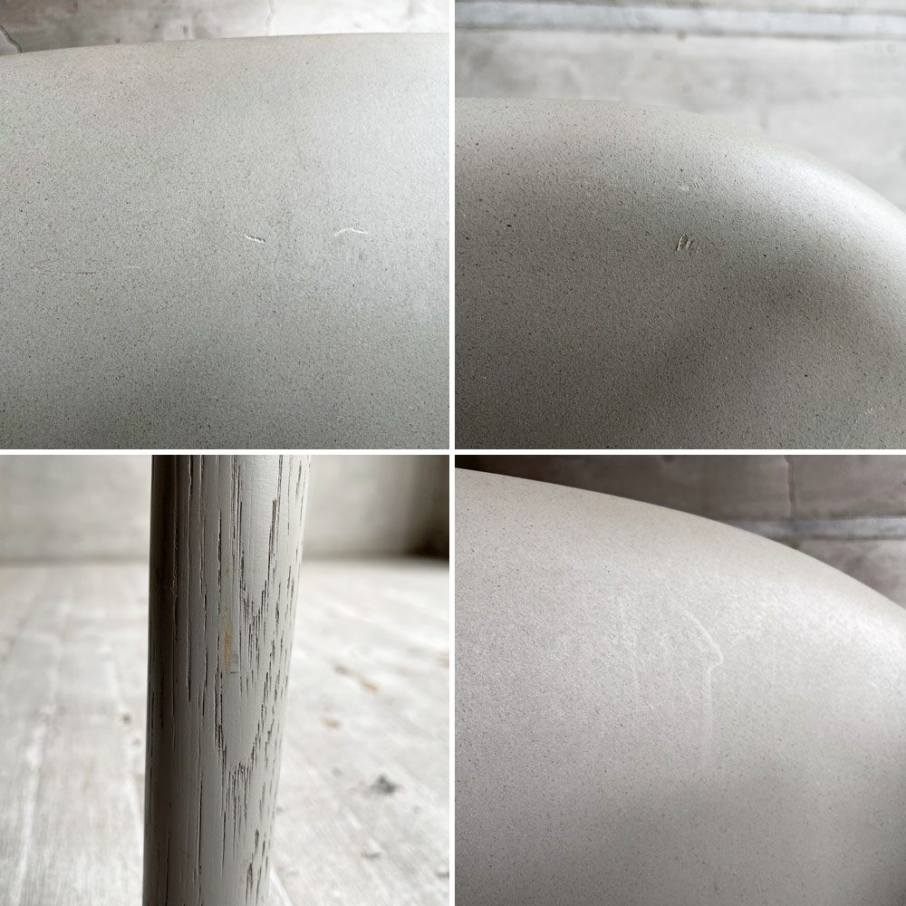ムート Muuto ファイバー アームチェア ウッドベース FIBER ARM CHAIR WOOD BASE ファイバーシェル グレー オーク材 北欧モダン 定価￥84,700- ♪