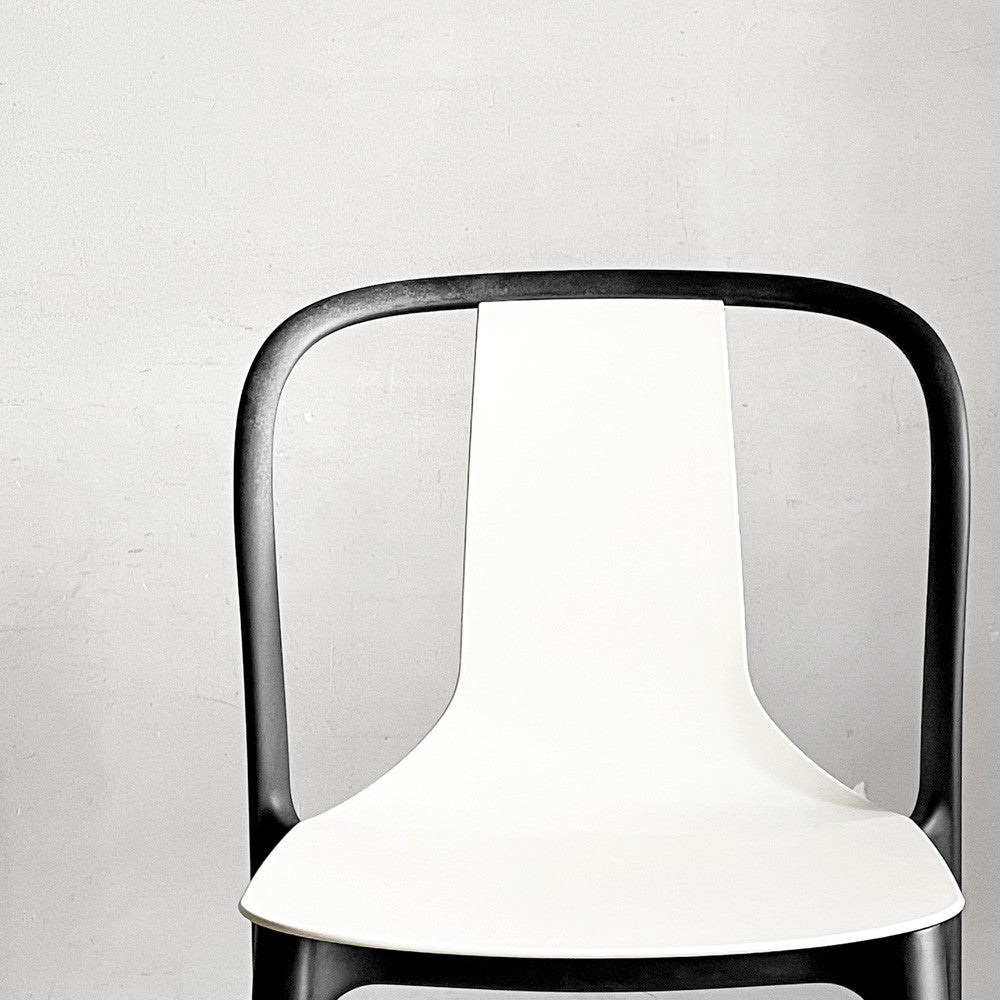 ヴィトラ Vitra ベルヴィルチェア Belleville Chair ダイニングチェア スタッキングチェア クリーム ロナン & エルワン・ブルレック A ■
