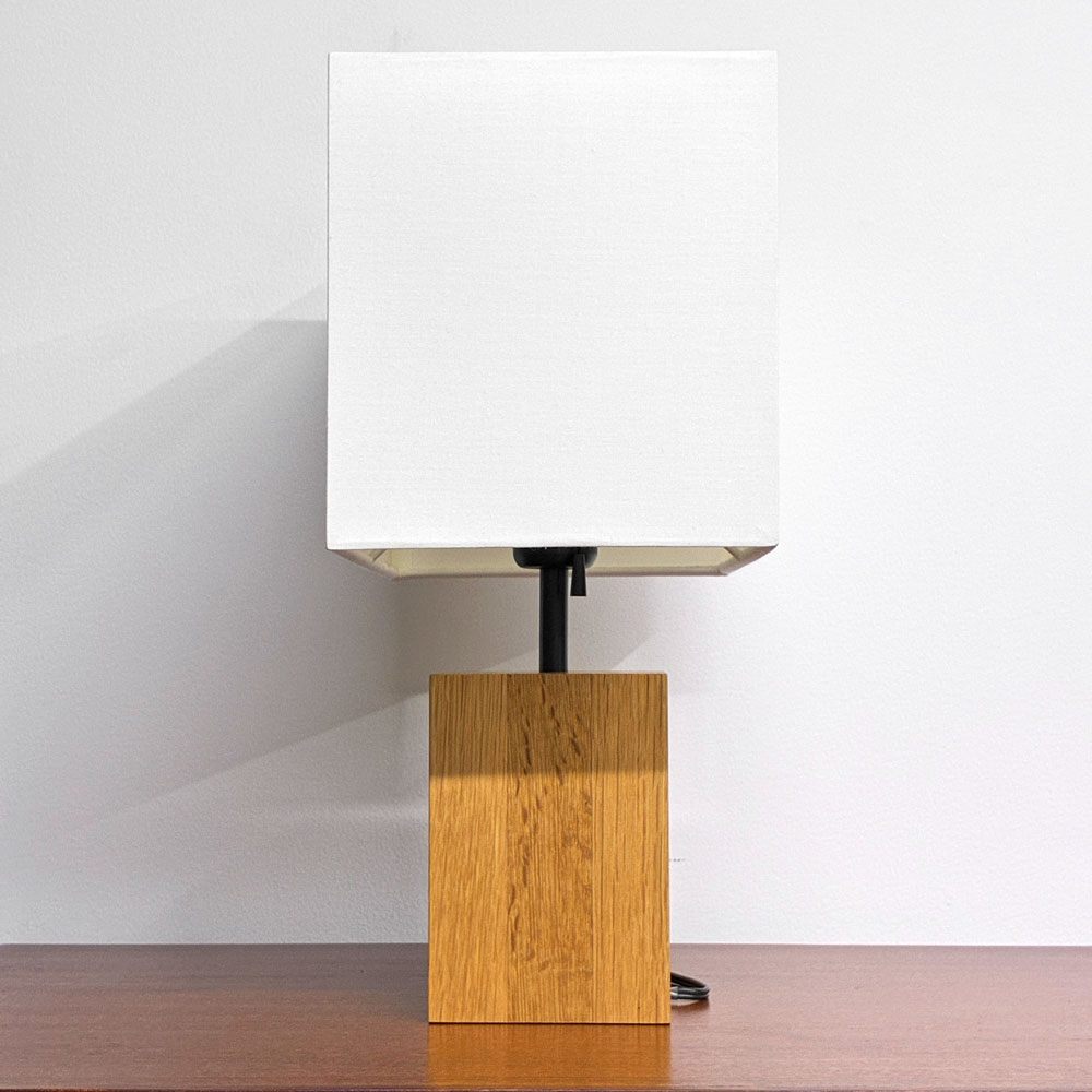 無印良品 MUJI スタンドライト用オーク材スタンド + シェード テーブルランプ MJ-SOSA ナチュラルモダン ◎