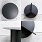 ヘイ HAY スリットテーブル SLIT TABLE XL サイドテーブル ローテーブル ラウンド Φ45cm スチール ブラック 北欧 デンマーク モダン C ●