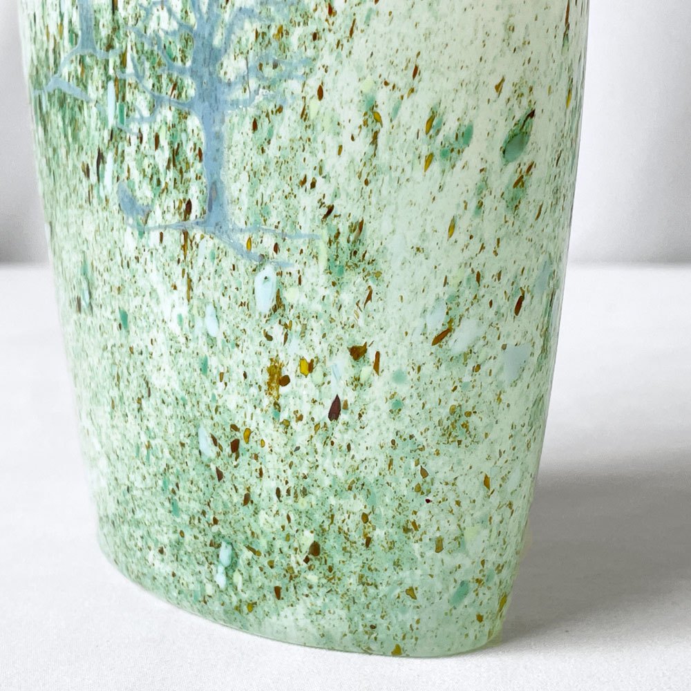 コスタボダ KOSTA BODA ガラス フラワーベース H14.7cm 花瓶 花器 ハンドメイド Kjell Engman 北欧 スウェーデン ◇