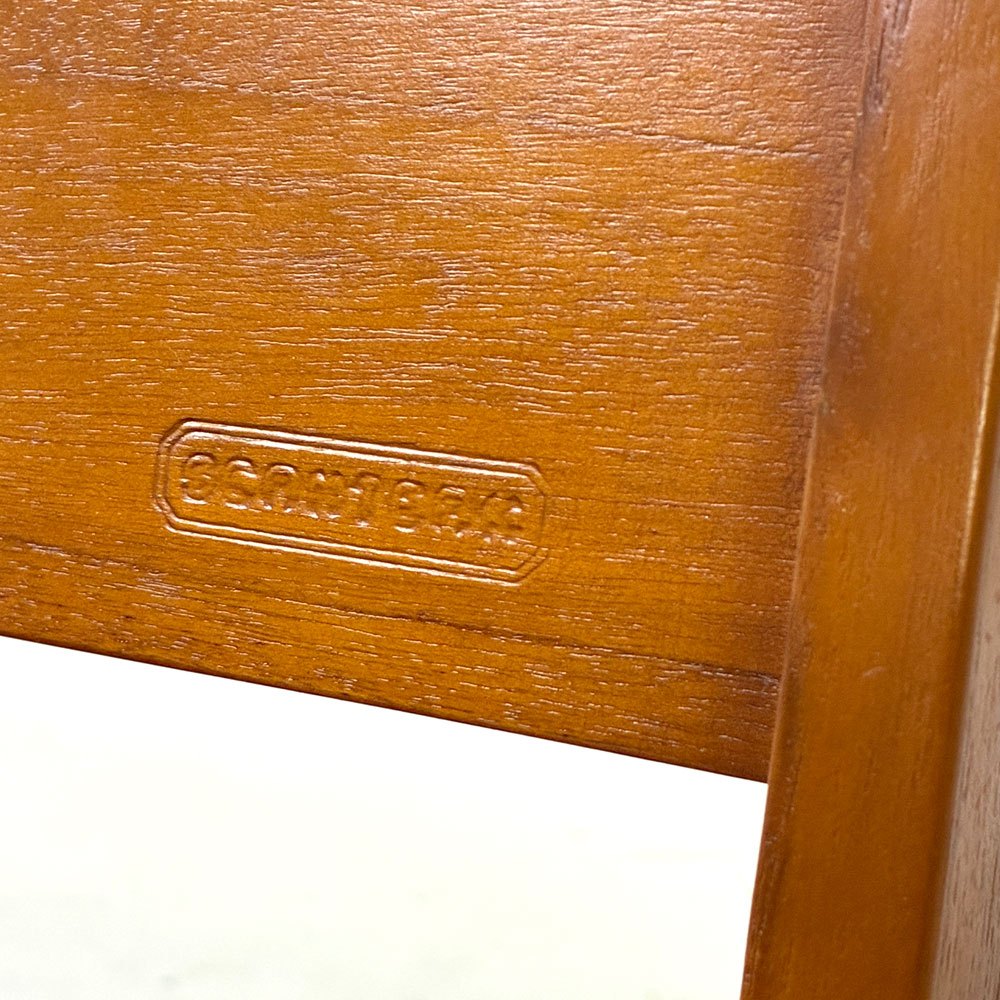 スキャンティーク SCANTEAK デュオ Duo スイベルベンチ チーク無垢材 背もたれ可動式 W120㎝ ●