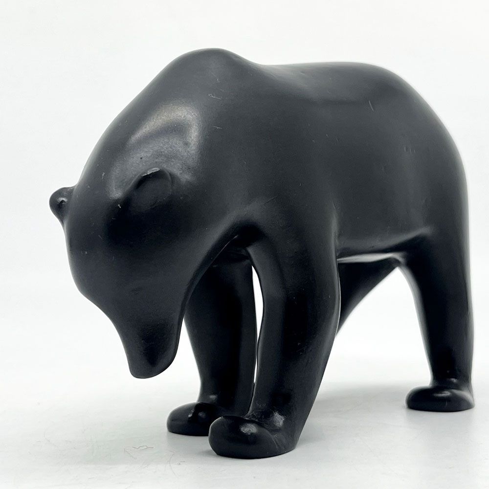 フランソワポンポン François Pompon フィギュア ヒグマ Ours brun フランス オブジェ 彫刻 セラミック ●