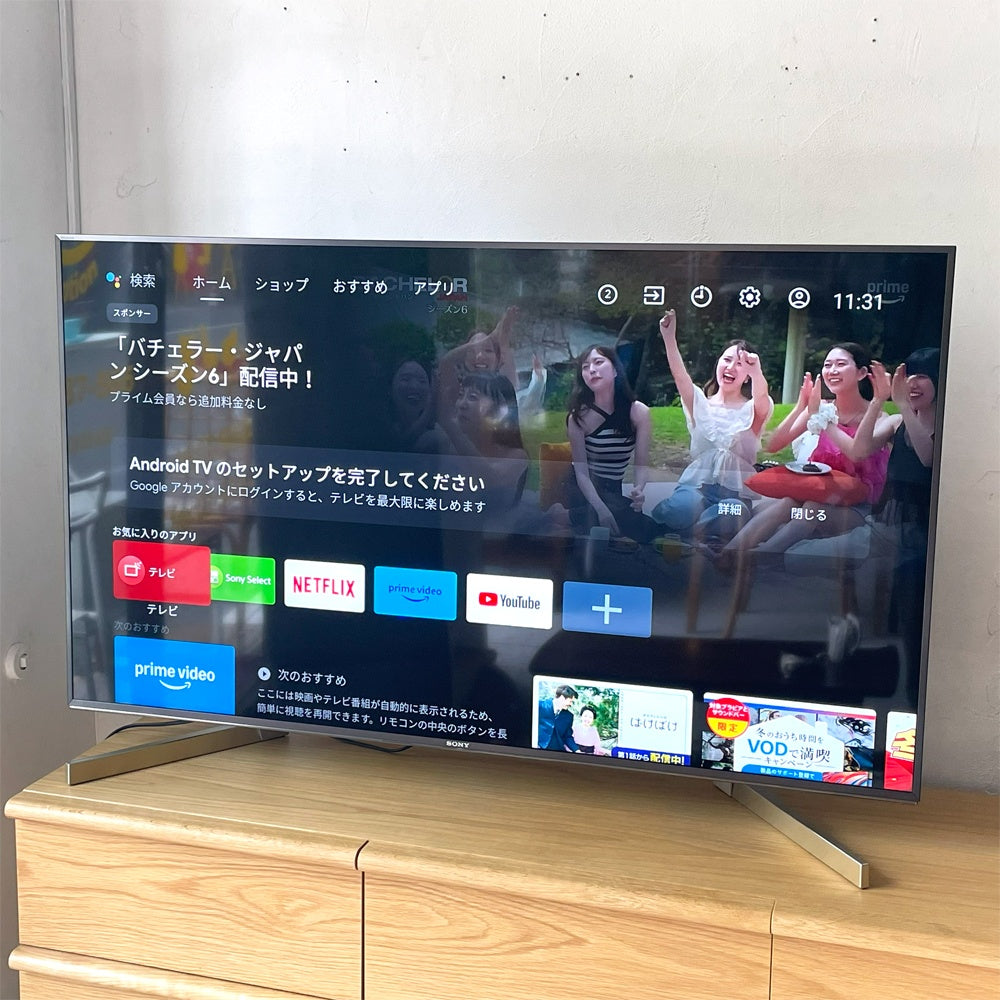 ソニー SONY ブラビア Bravia 4K液晶テレビ 49V型 49インチ KJ-49X9000F リモコン Wi-Fi対応 2018年製 美品 ★