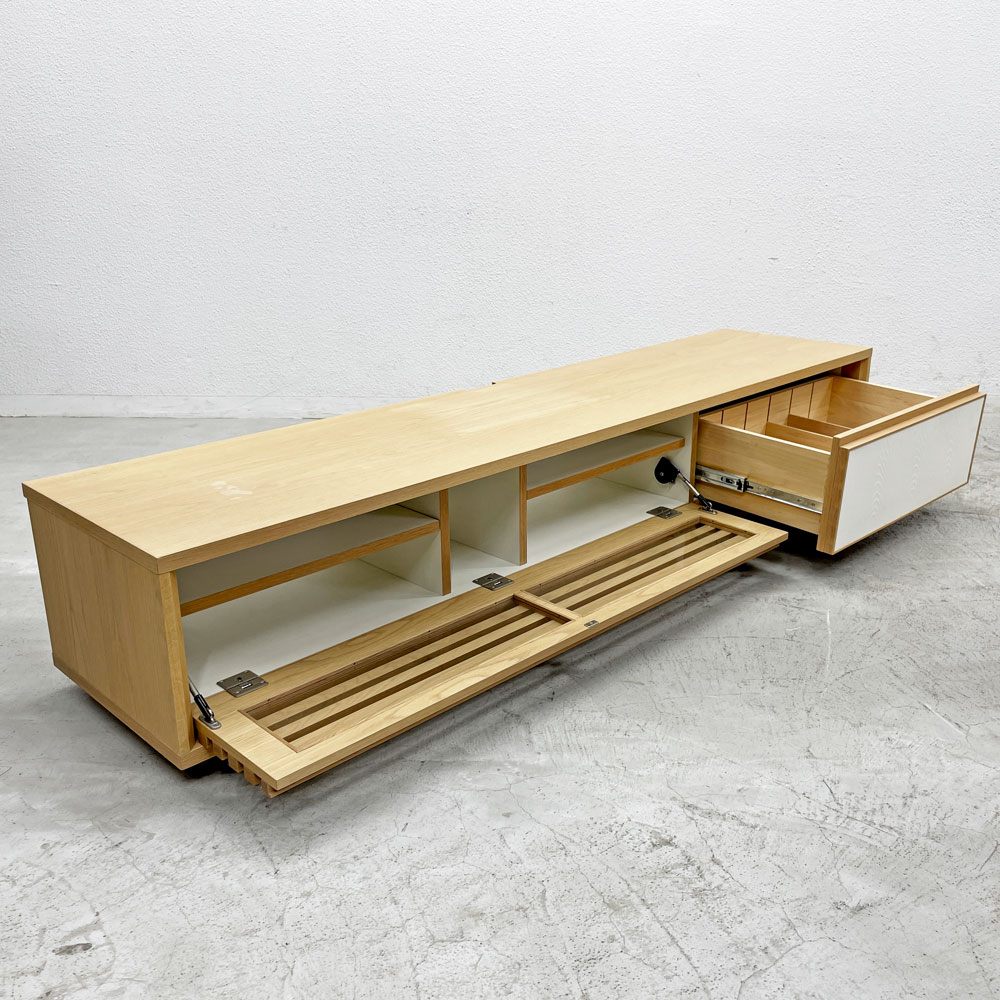 カーフ karf プラット Platt オーク材 テレビボード AVボード W200cm ナチュラルモダン 広松木工 〓