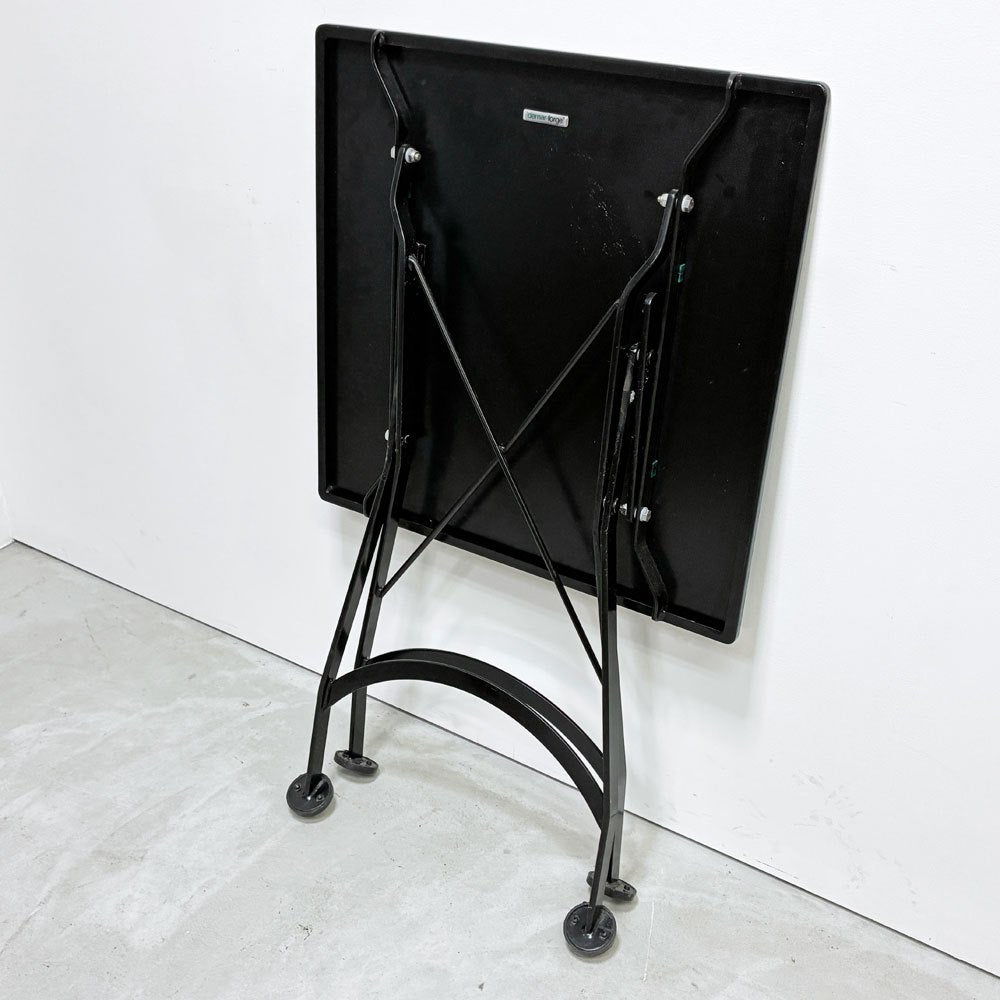 デマールフォージ demar forge ガーデンテーブル フォールディングテーブル 折り畳み スチール 屋外使用可 定価￥42,000- B ●