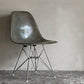 ハーマンミラー Herman Miller サイドシェルチェア 2nd ビンテージ エンボスレス すっぴんモデル FRP シーフォームグリーン ロータイプ エッフェルベース イームズ ■