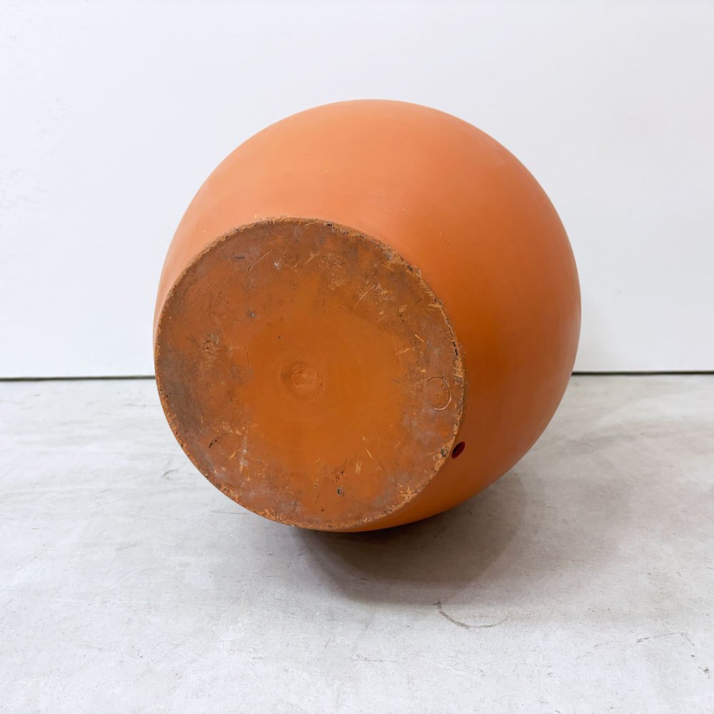 STEFANI テラコッタ 大型 植木鉢 プランター 花瓶 フラワーベース 壷 ディスプレイ 什器 シンプル リゾート H53cm ブラジル製 ●