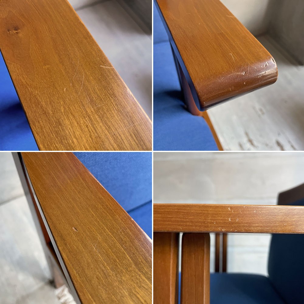 モルテーニ Molteni&C テアトロ Teatro アームチェア ダイニングチェア チェリー材 アルド ロッシ Aldo Rossi & ルカ メダ Luca meda イタリアビンテージ B