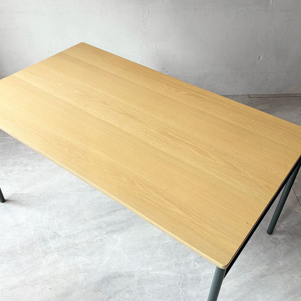 マスターウォール MASTERWAL レ・フォルメ Les Formes ブルエ BLEUET ダイニングテーブル ホワイトオーク W140cm 廃番 未使用保管品 ★
