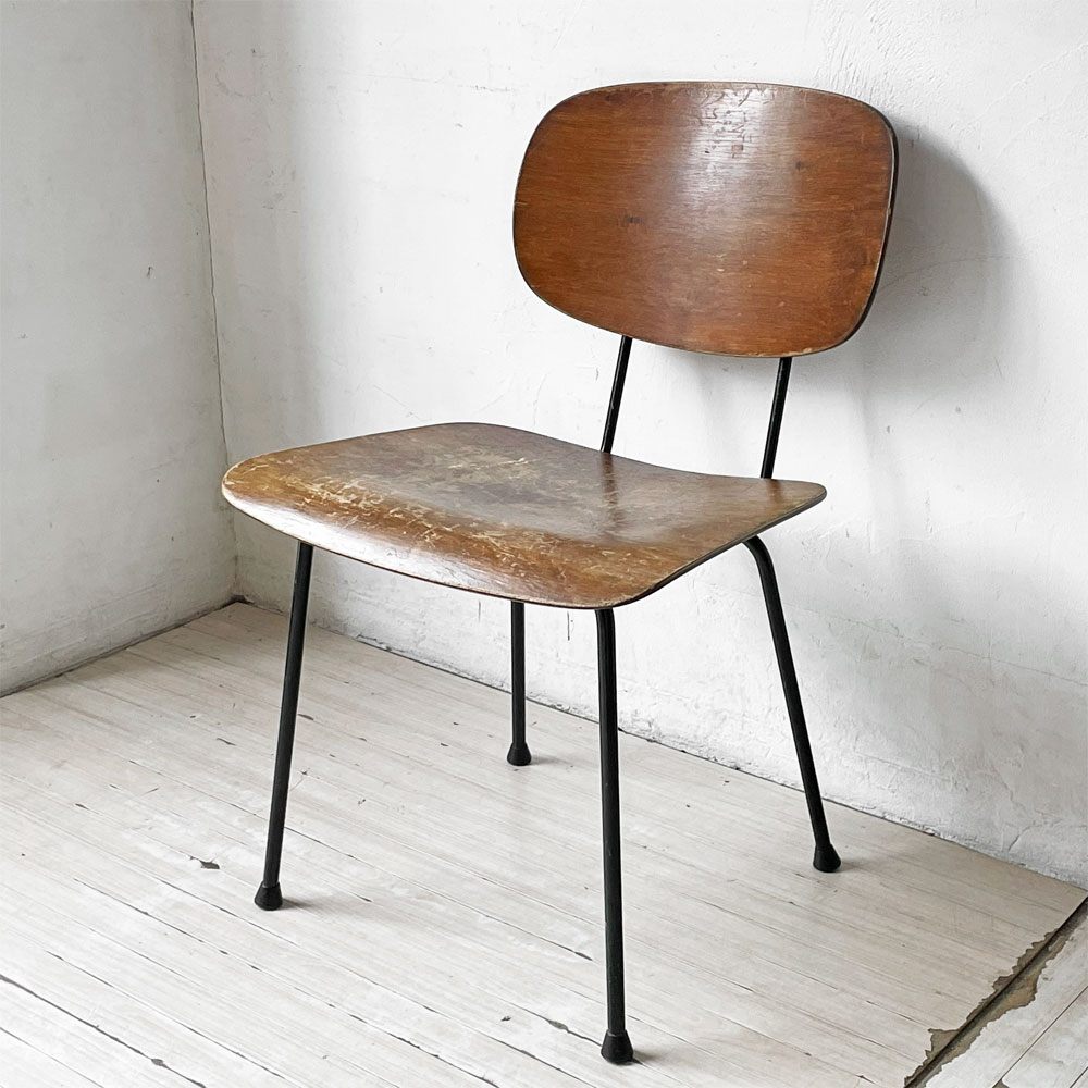 ギスペン Gispen model116 チェア ビンテージ プライウッドｘスチール ヴィム・リートフェルト Wim Rietveld オランダ ★