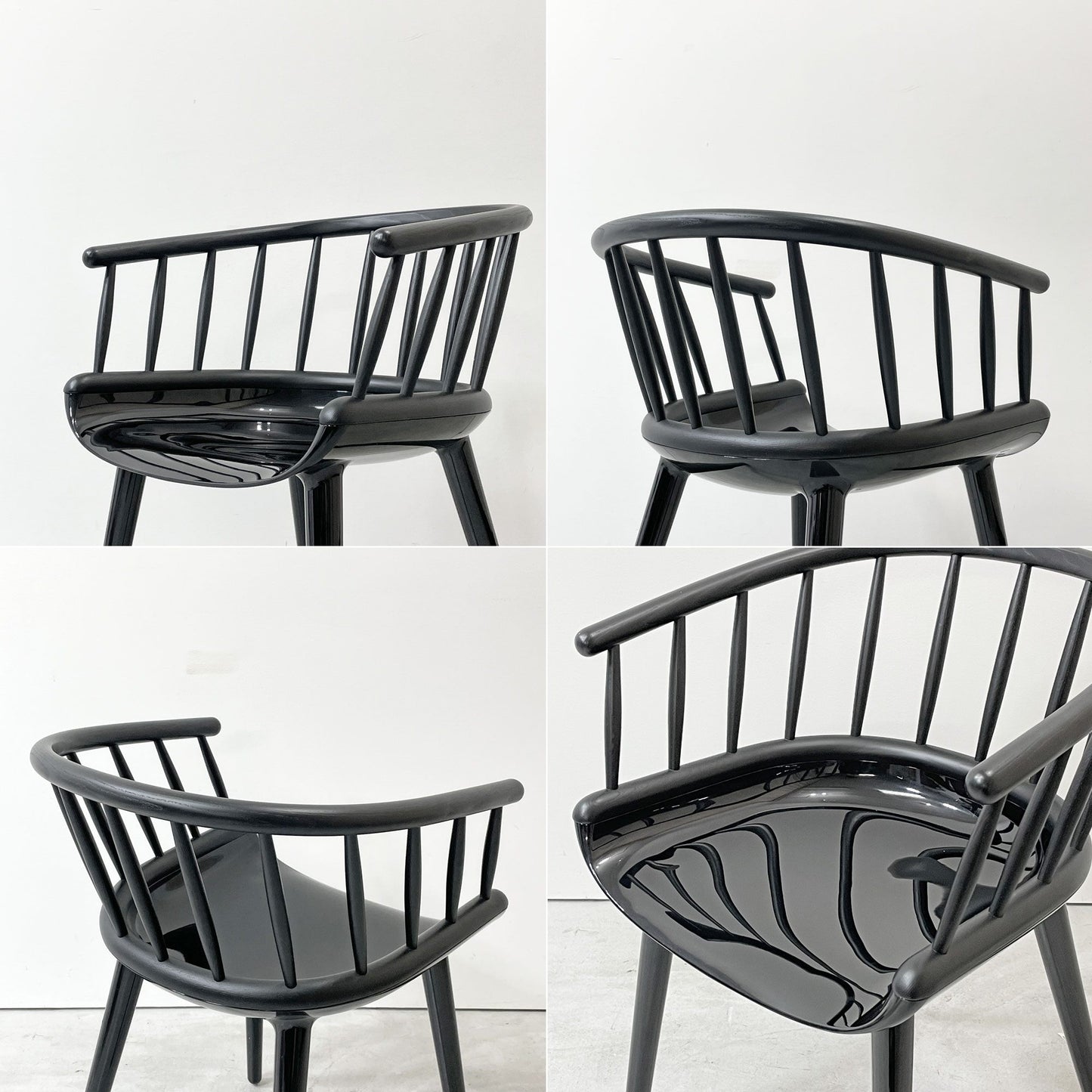 マジス MAGIS サイボーグスティック CYBORG STICK アームチェア ブラック アッシュ材×PC樹脂 マルセル ワンダース Marcel Wanders イタリア 定価￥154,000- ●