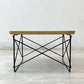 ハーマンミラー Herman Miller イームズワイヤーベースローテーブル Eames Wire Base Low Table LTRT ウォールナット  ミッドセンチュリー 定価￥60,500- ●