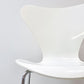 フリッツハンセン Fritz Hansen 3107 セブンチェア ホワイト ラッカー仕上げ スタッキング アルネ・ヤコブセン Arne Jacobsen デンマーク 北欧家具 B ●