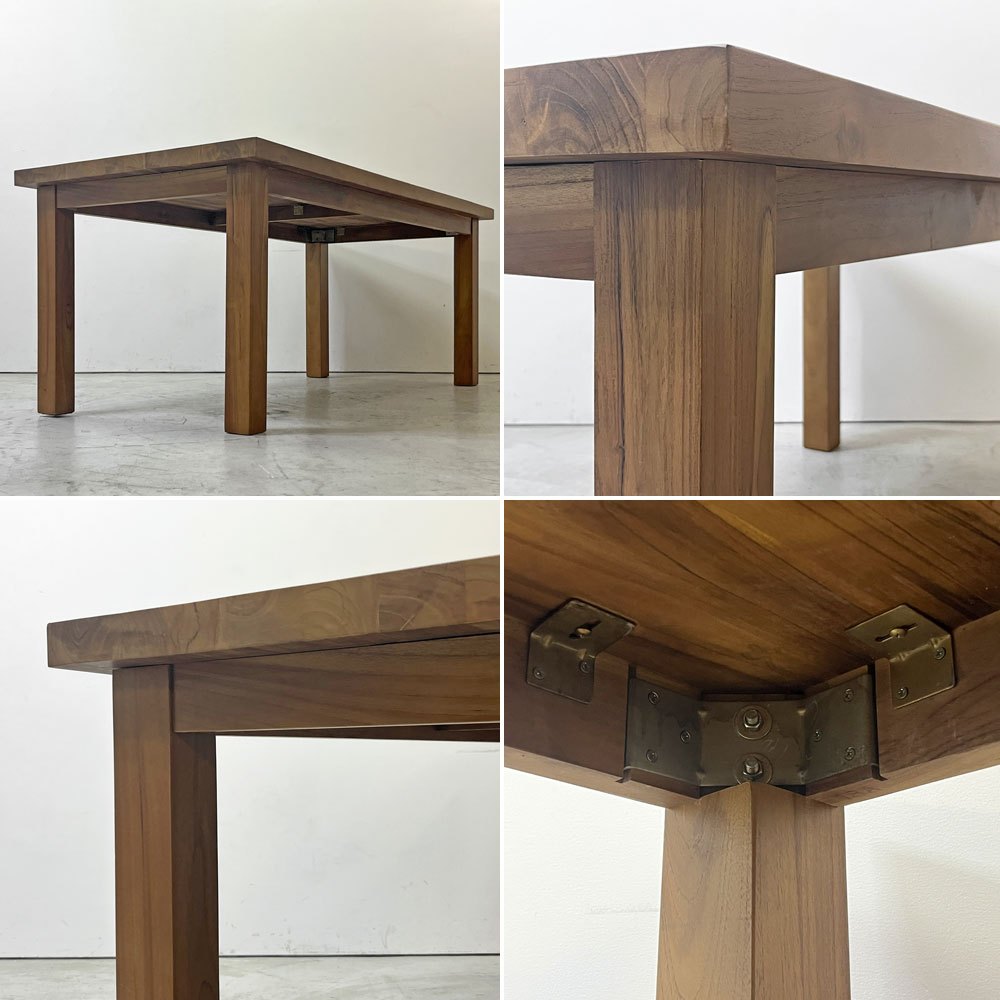 カジャ KAJA チスタ CHISTA オールドチーク チーク無垢材 古材 ダイニングテーブル W180cm インドネシア アジアン家具 ●