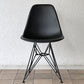 ハーマンミラー Herman Miller サイドシェルチェア ポリプロピレン製 オールブラック エッフェルベース C&R イームズ ミッドセンチュリー ◇
