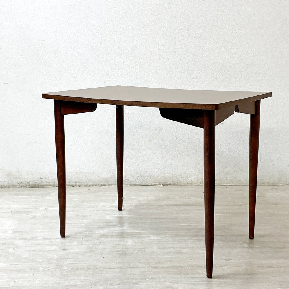 ジャパンビンテージ Japan Vintage スモール ダイニングテーブル デコラトップ W90cm レトロ ●