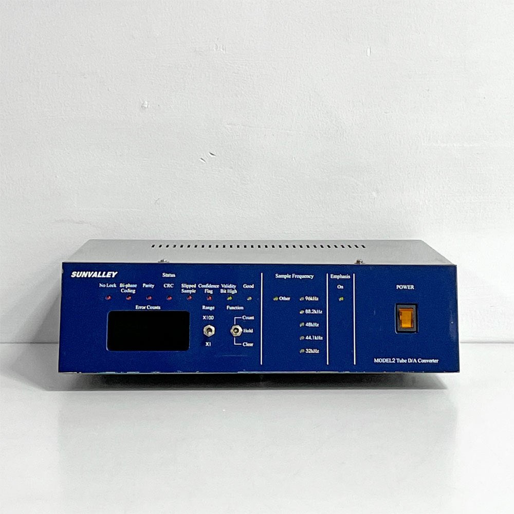 サンバレー SUNVALLEY MODEL 2 真空管式 D/Aコンバーター インシュレーター付き 現状品 ●