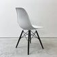 ハーマンミラー HermanMiller サイドシェルチェア ドゥエルレッグ DSW アルパイン × エボニー ポリプロピレン製 イームズ ミッドセンチュリー C ●