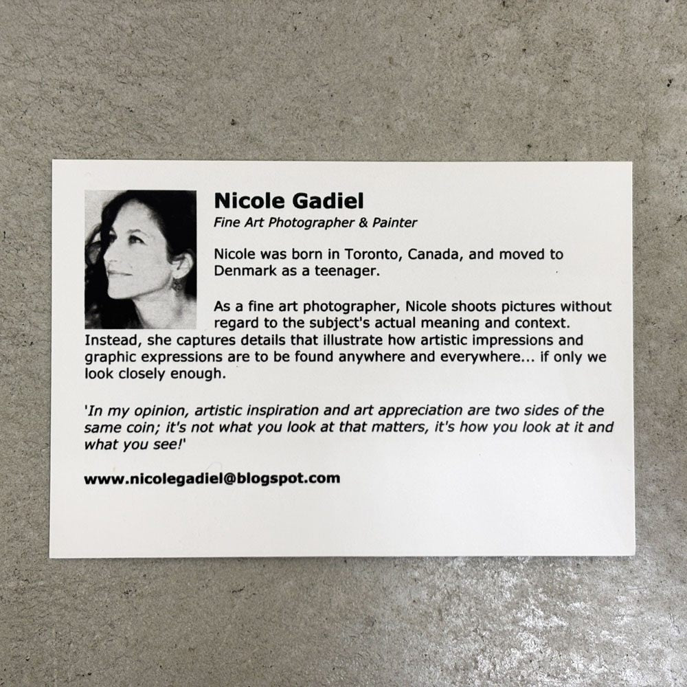 ボーコンセプト BoConcept フォトアート Photo Art 60×60 ニコール・ガディエル Nicole Gadiel インテリア ルームデコレーション ポスター 写真家 デンマーク 北欧 モダン 額装品 B ●