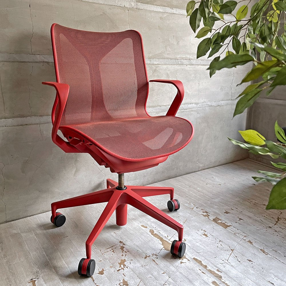 ハーマンミラー Herman Miller コズムチェア COSM CHAIR ローバック デスクチェア オフィスチェア 固定アーム キャニオン studio7.5 定価￥247,500-