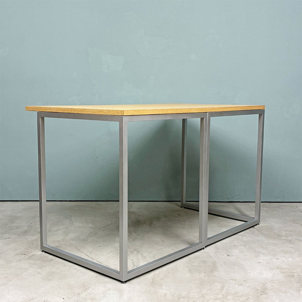 ビスレー BISLEY デスクプラン DESK PLAN Lフット ワーキングテーブル デスク オーク メラミン天板 スチール脚 W120cm イギリス ◎