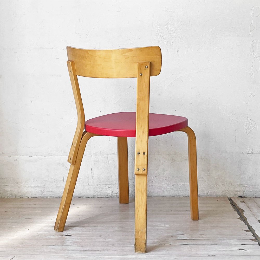 アルテック artek チェア 69 Chair 69 ダイニングチェア PVCレザー ビンテージ アルヴァ・アアルト 北欧家具 フィンランド ★