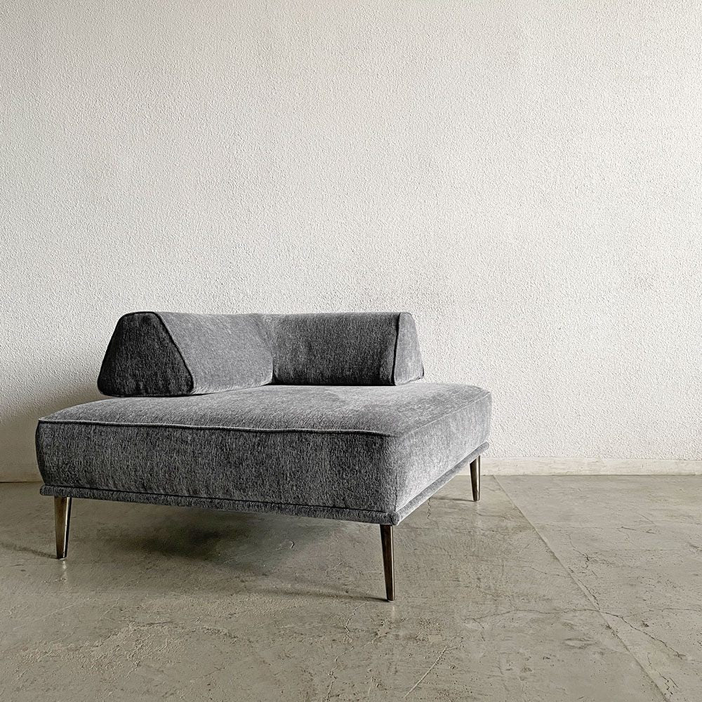 フランスベッド FRANCEBED フリーイング FREEing ハーフデイベッド 1Pソファ オットマン コーナーソファ W98cm ファブリック コーナーボルスター付 廃番 〓