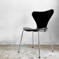 フリッツハンセン Fritz Hansen セブンチェア ダイニングチェア カラードアッシュ ブラック アルネ・ヤコブセン 北欧 デンマーク 定価￥75,680- 美品 B■