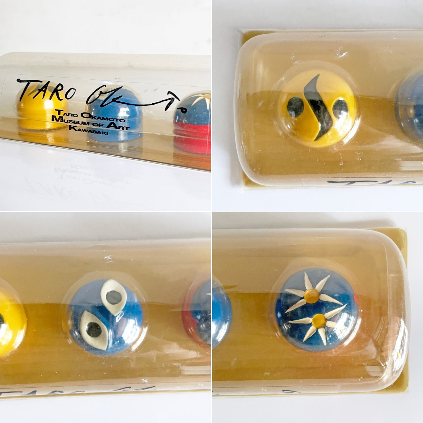 岡本太郎 座ることを拒否する椅子 マグネット 3点セットB 岡本太郎美術館 TARO OKAMOTO MUSEUM OF ART KAWASAKI TARO MAN ビンテージ 90s ■