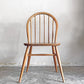 アーコール Ercol フープバックチェア ダイニングチェア スポークバック エルム材 カイトマーク有り 60's UKビンテージ vintage 英国家具 ■