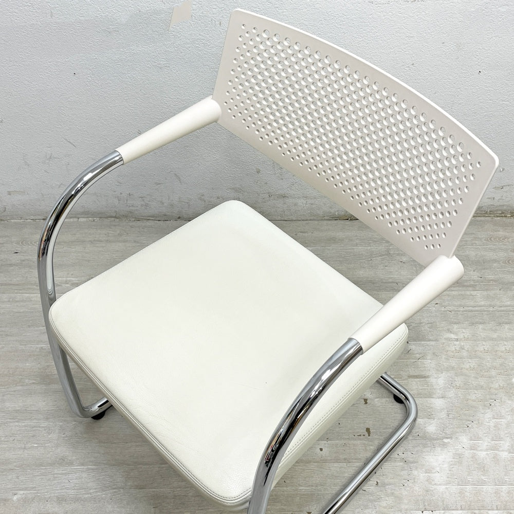 ヴィトラ vitra ビザビ2 Visavis2 アームチェア デスクチェア カンティレバー スタッキング不可仕様 アントニオ・チッテリオ A ●