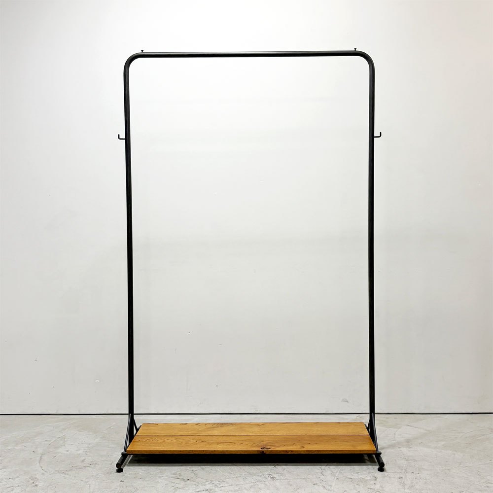 トラックファニチャー TRUCK FURNITURE スット ハンガースタンド SUTTO HANGER STAND Sサイズ スタンドシェルフボード付 ナラ無垢材 ハンガーラック インダストリアル ●