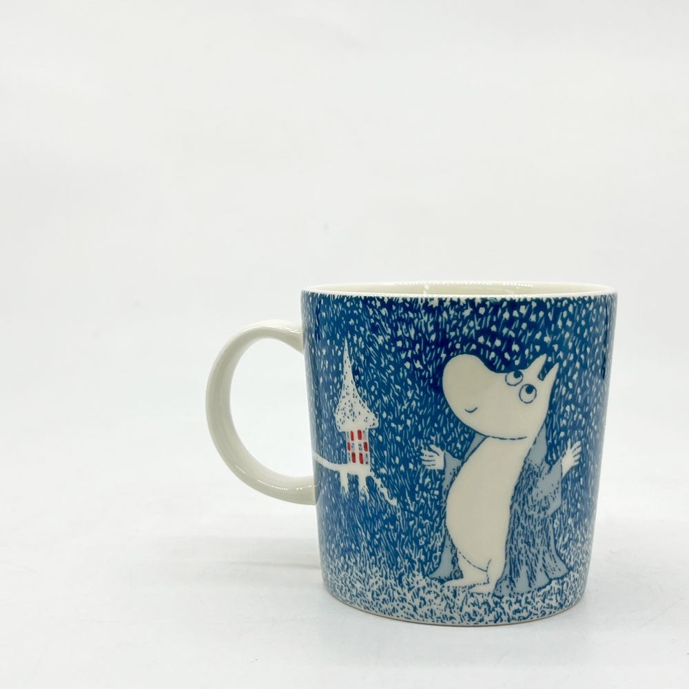 アラビア ARABIA ムーミンマグ MOOMIN ライトスノーフォール 2018年冬限定 フィンランド 北欧食器 ●